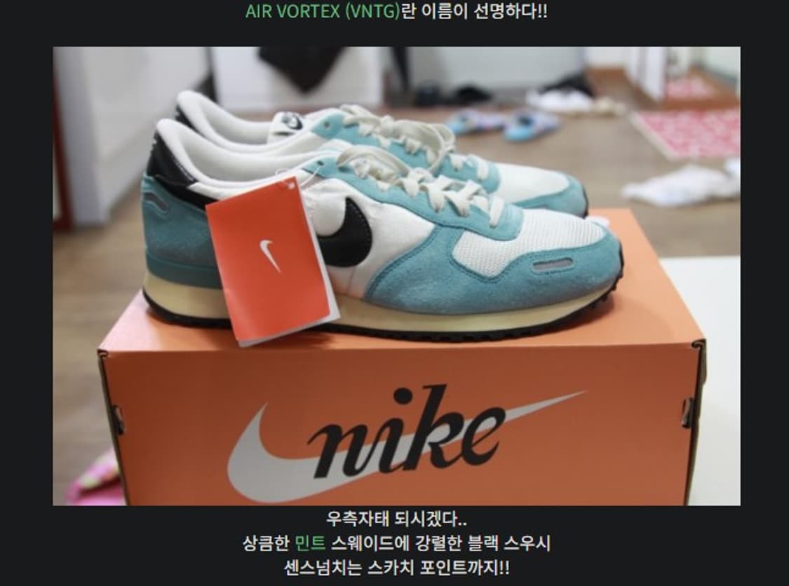 나이키 에어 볼텍스 빈티지 민트 상품이미지1