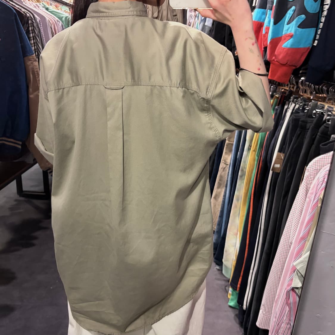 [IM] Carhartt 칼하트 반팔 셔츠 카키 상품이미지5