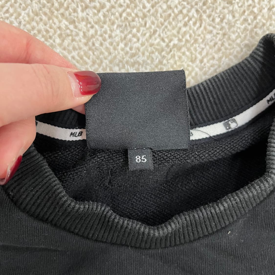 85 MLB 엠엘비 트임 맨투맨 0123M 상품이미지2