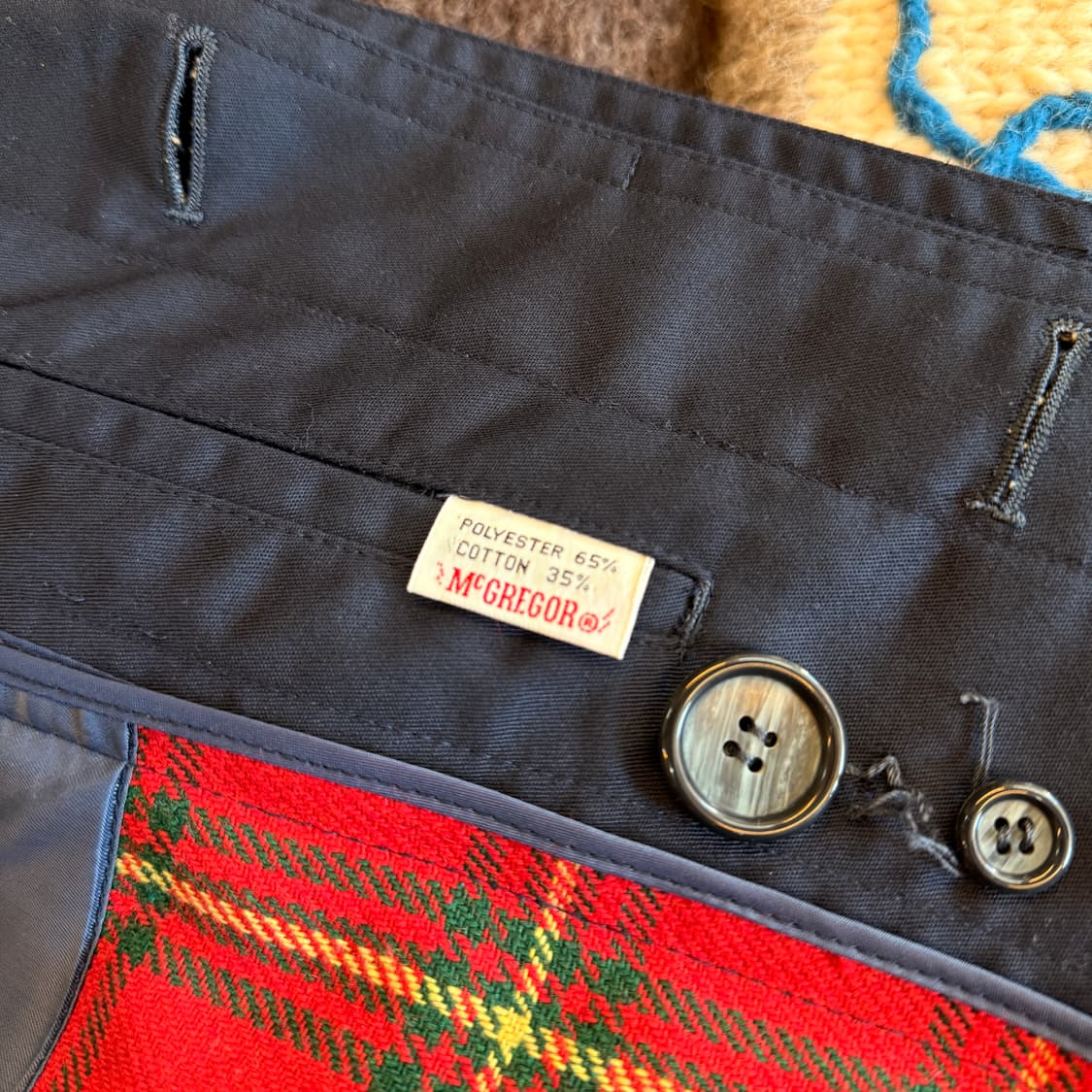 구형 맥그리거 싱글 코트 이너 체크 M L 상품이미지8