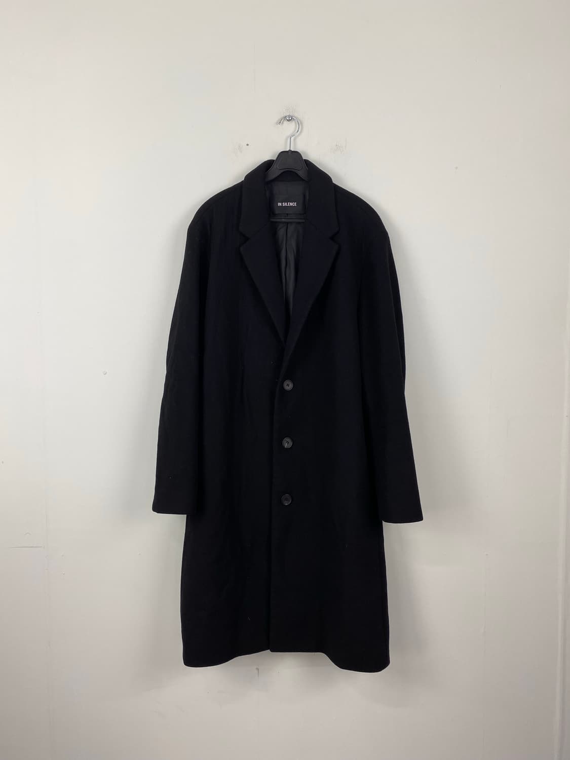 인사일런스 울 캐시미어 싱글코트 L 상품이미지1