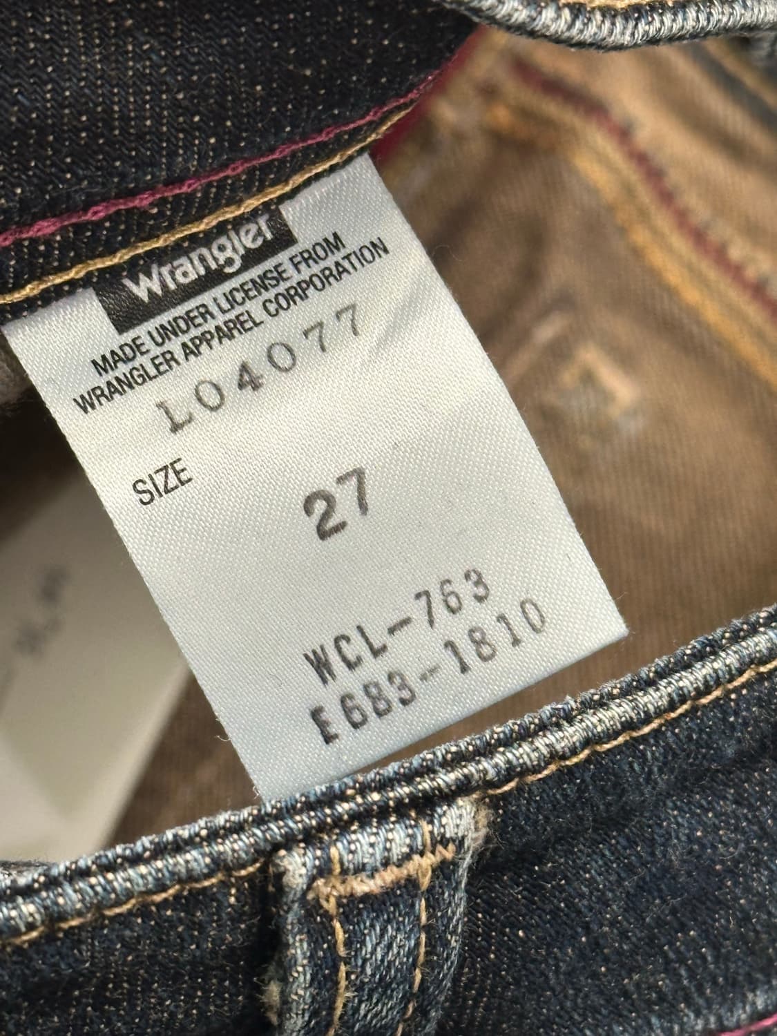 27)랭글러 빈티지 여성 부츠컷 데님 팬츠 상품이미지8