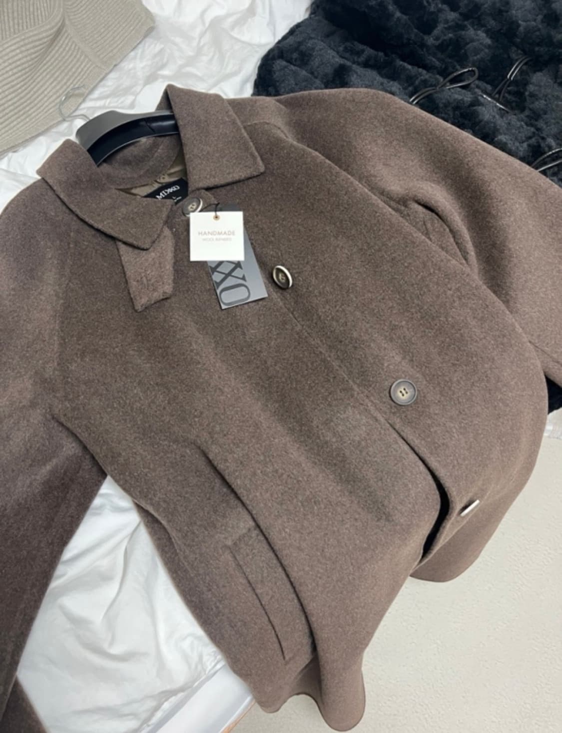 미쏘 핸드메이드 롱코드 24fw브라운 s 상품이미지1
