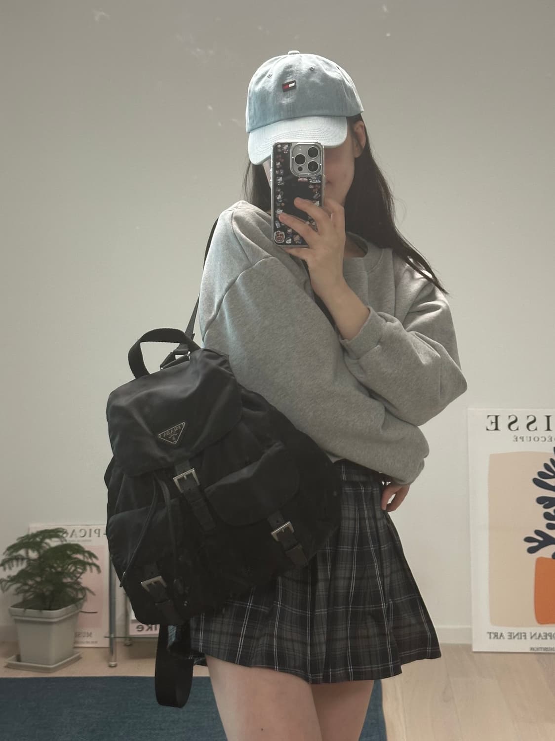 프라다 투포켓 포코노 나일론 백팩 미디엄 상품이미지2