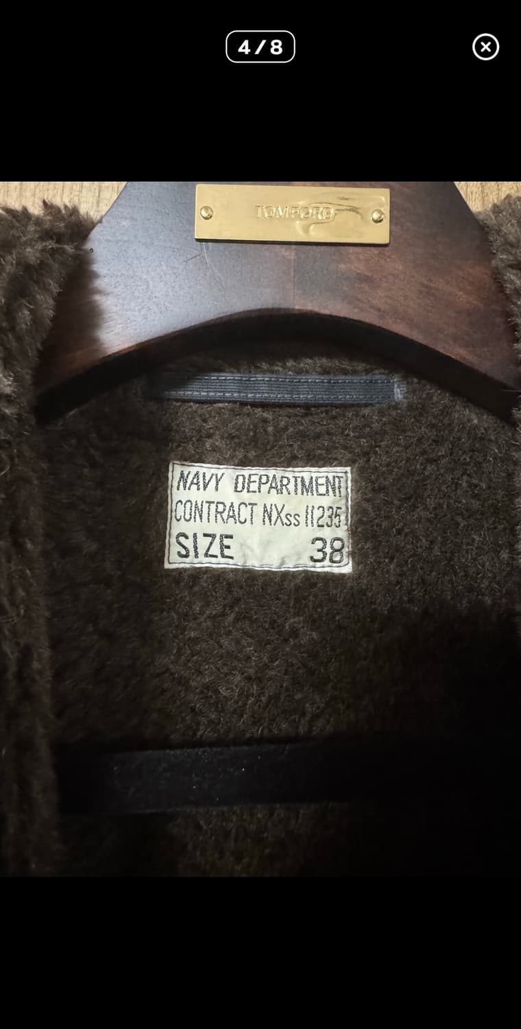 리얼맥코이 N-1 덱자켓 네이비[38] 상품이미지4