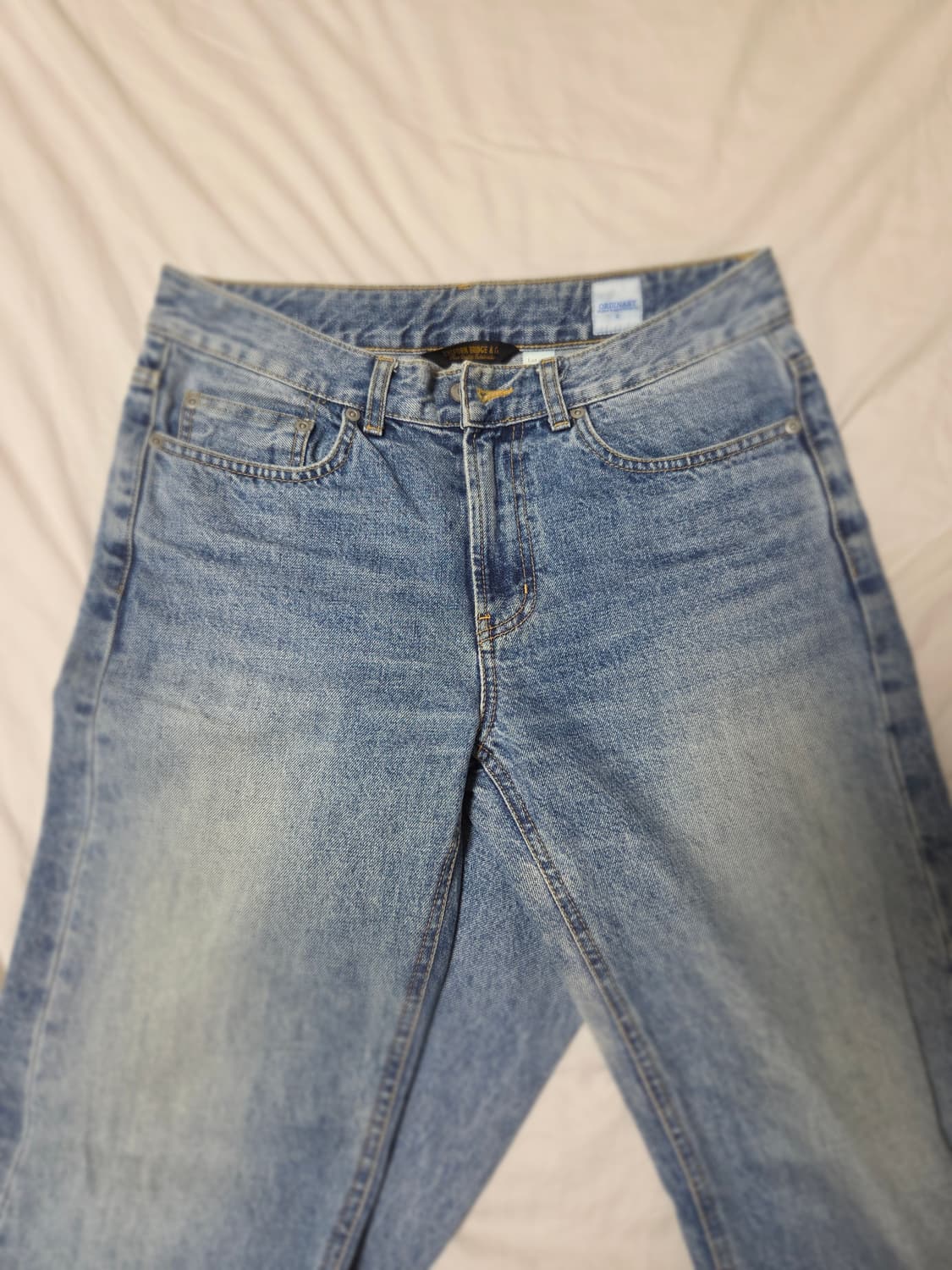 유니폼브릿지 레귤러핏 중청 데님 30 상품이미지4