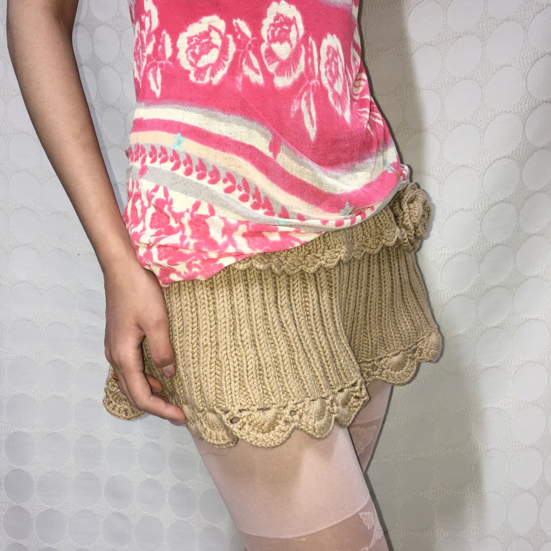 Vintage 니트 치마 상품이미지2