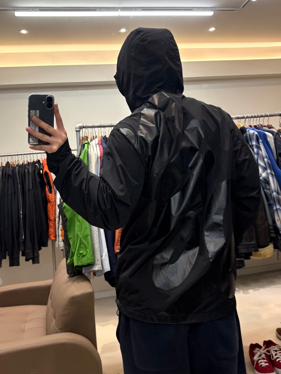 파타 등판 로고 윈드브레이커 상품이미지8