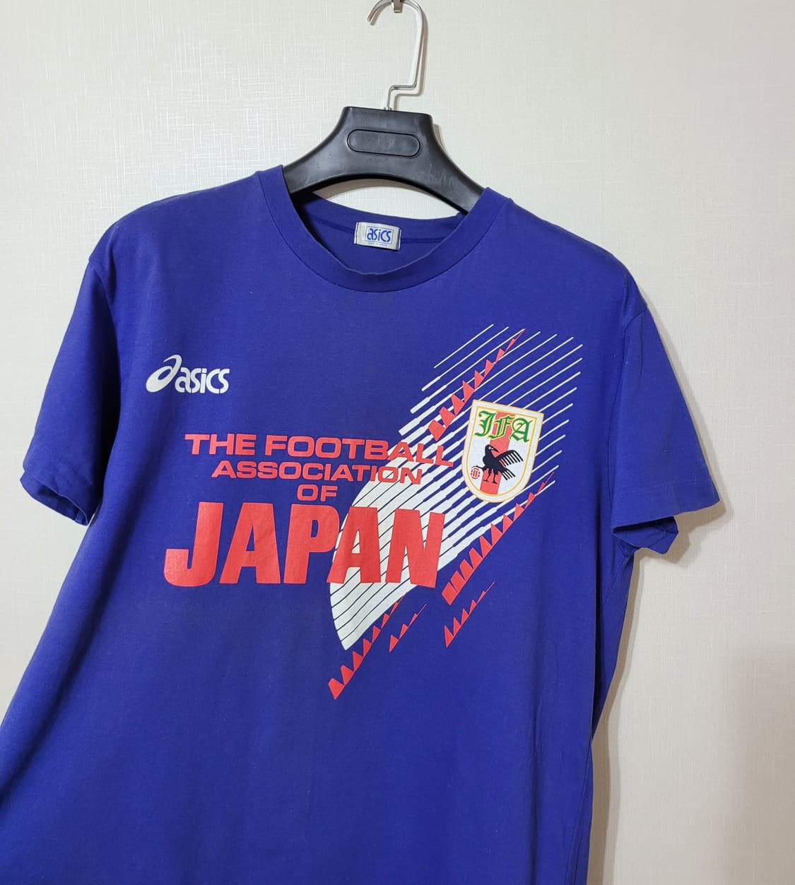 90s 아식스 재팬 일본 축구대표팀 반팔티 상품이미지5