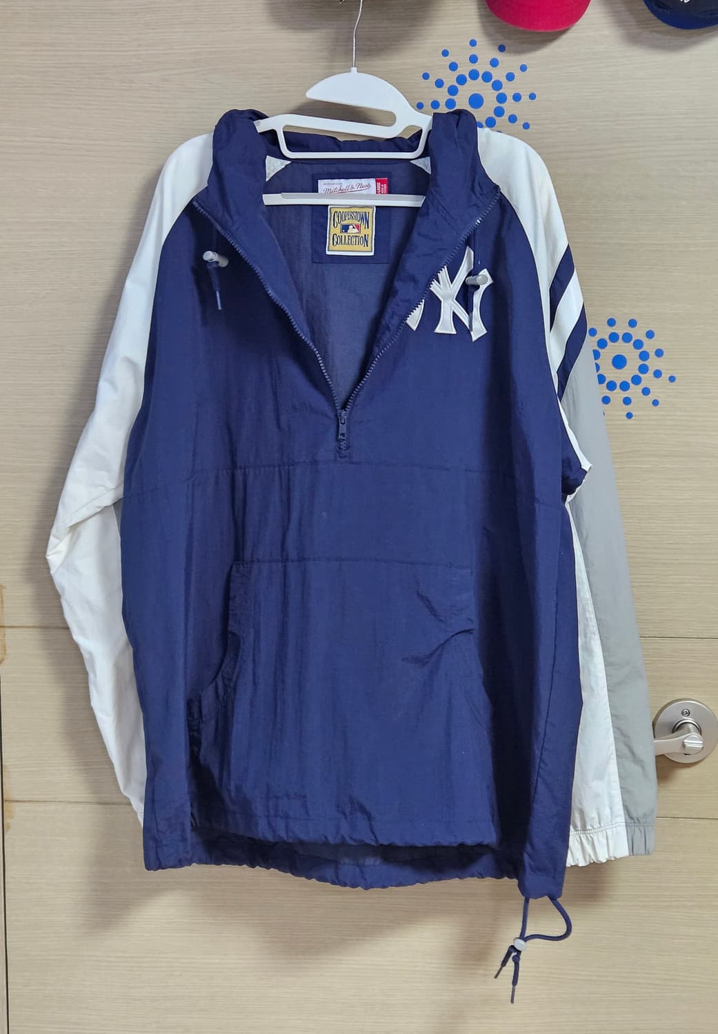 [급처]미첼엔네스 쿠퍼스타운 양키스 아노락 XL 상품이미지3