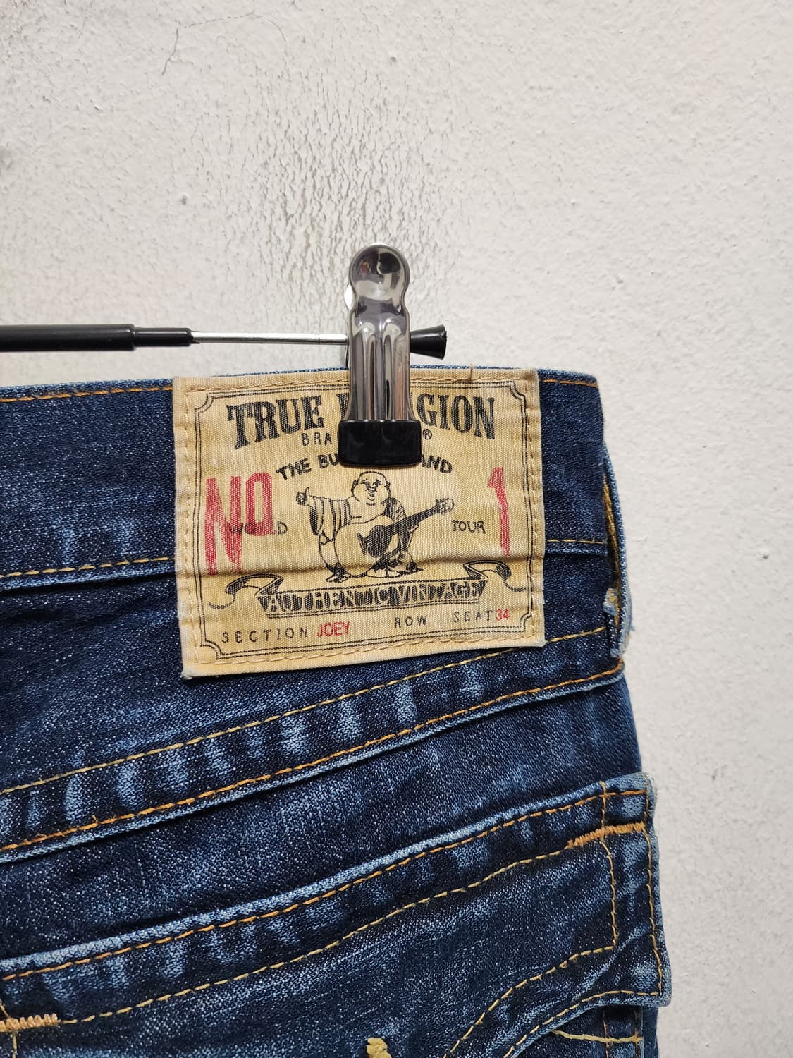 USA 트루릴리젼 JOEY 데님 컷팅진 상품이미지5