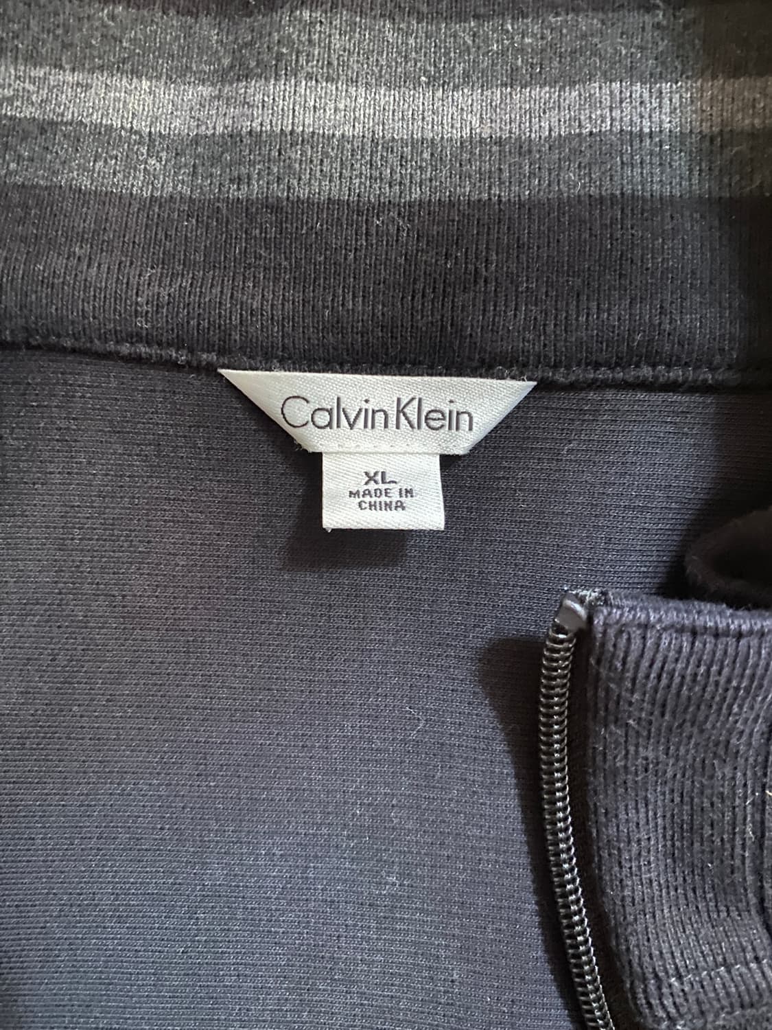 캘빈클라인 블랙 집업 자켓 XL (105) 상품이미지3