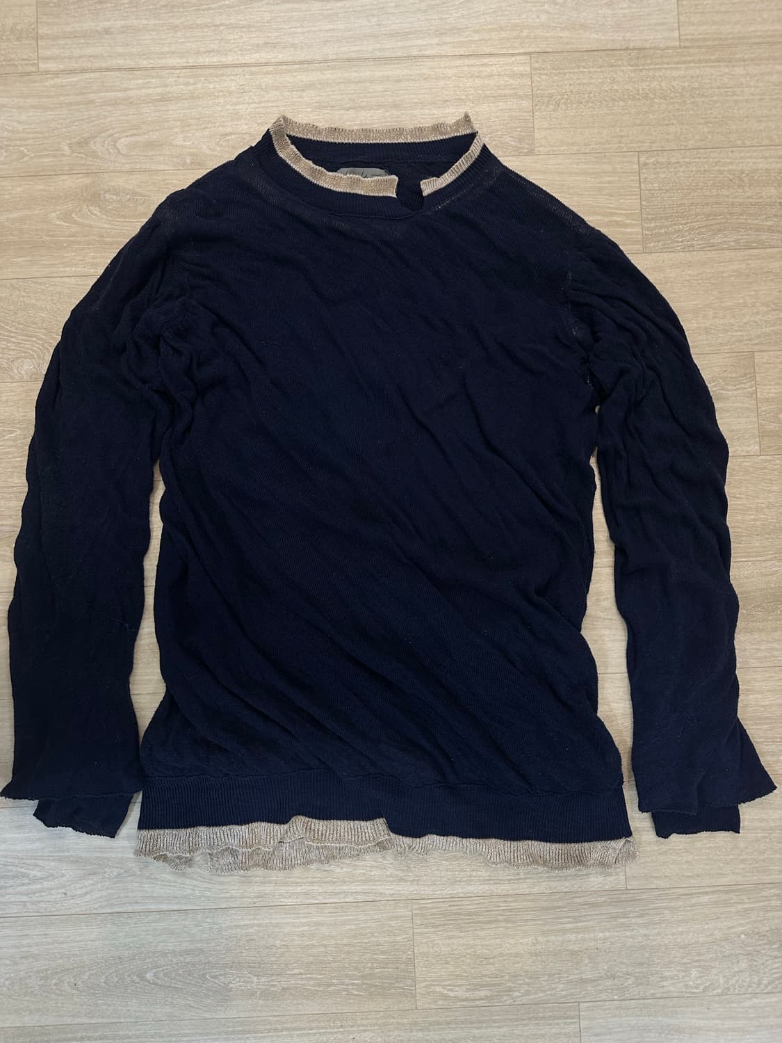 요지야마모토 뿌르옴므 트위트스 니트 상품이미지1