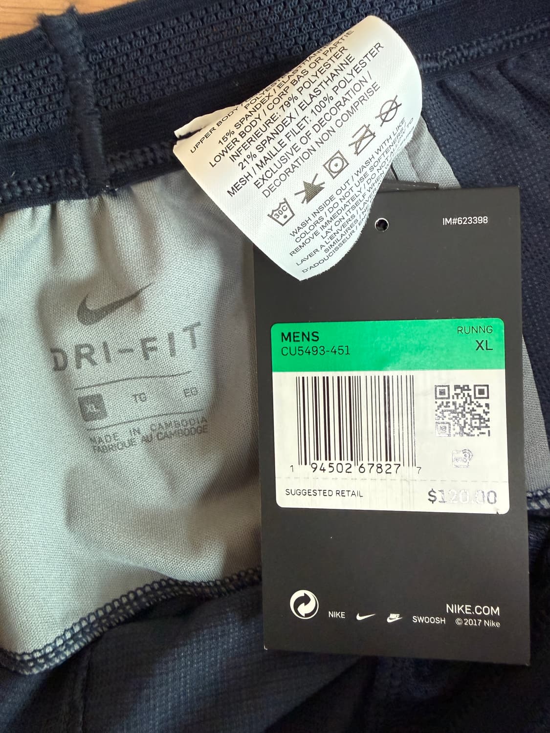 [L] 나이키 스위프트 런닝 팬츠 옵시디언 블루 (cu5493-451) 상품이미지4