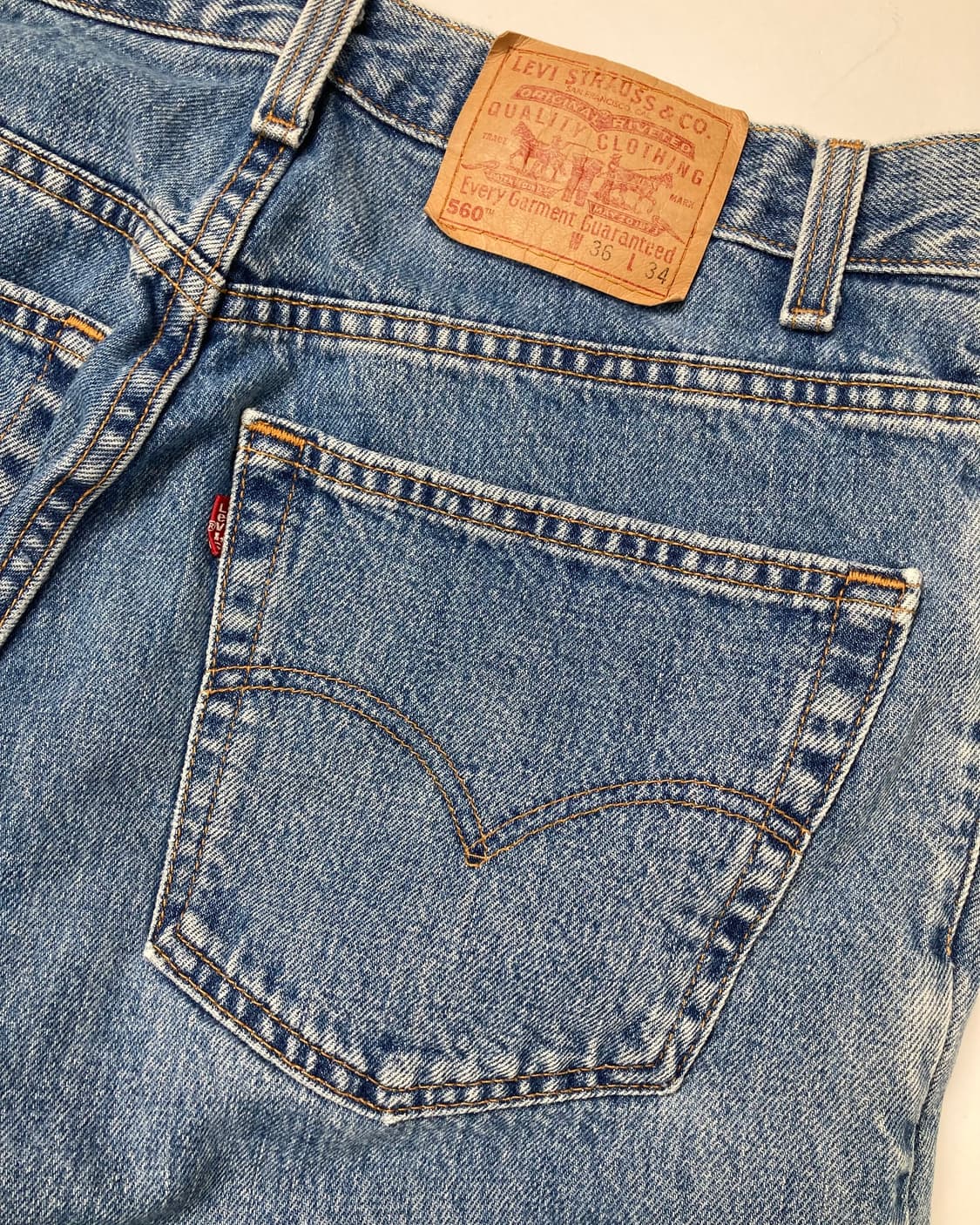 90s Levi's 560 Jeans (blue) 상품이미지5