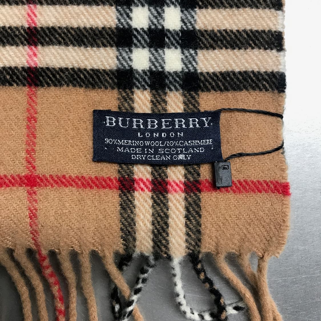 버버리 정품 울/캐시미어 머플러 베이지 상품이미지5