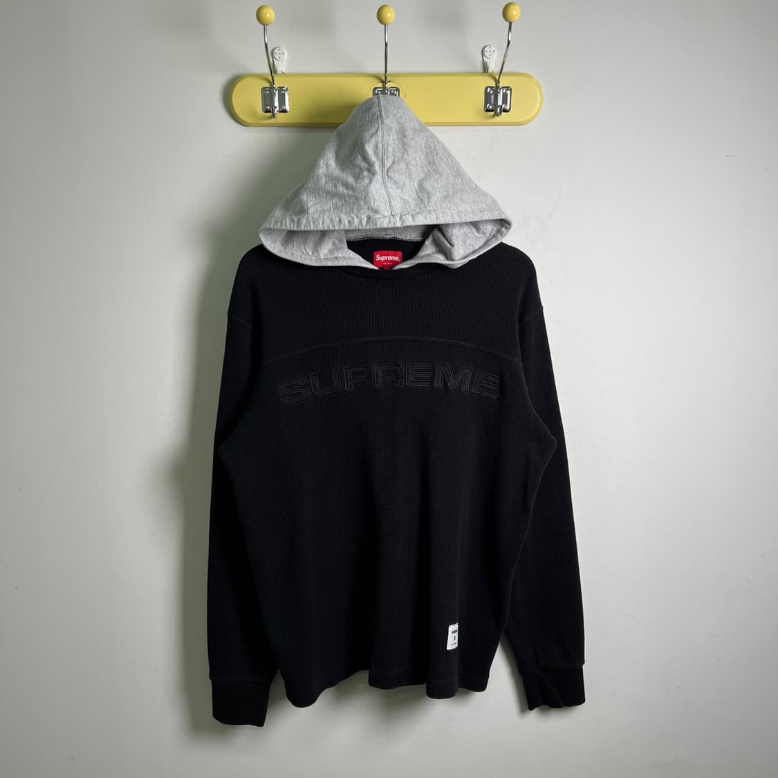 17fw supreme 슈프림 와플 링거 후드티 S 상품이미지1