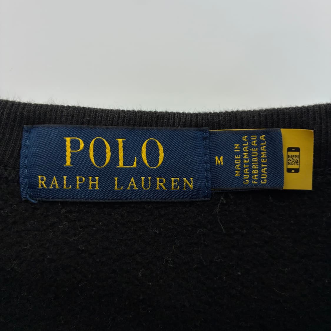 Polo  폴로 랄프로렌 신형 카모패턴 빅로고 블랙 맨투맨 상품이미지4