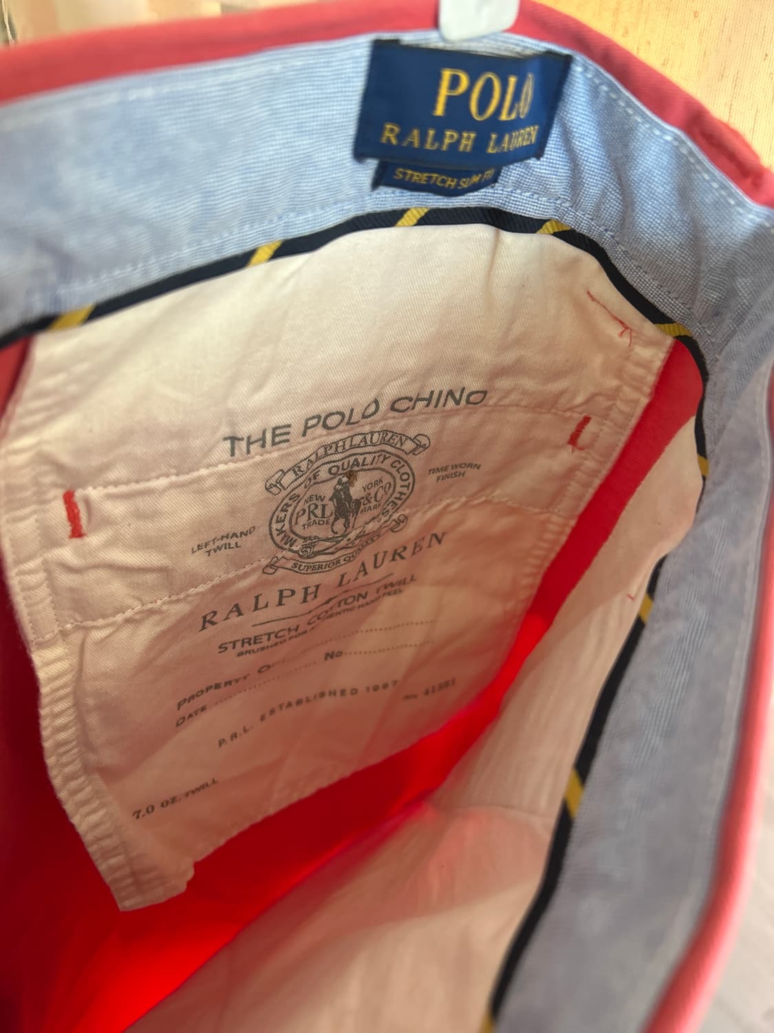 Pink polo 코튼 팬츠 상품이미지5