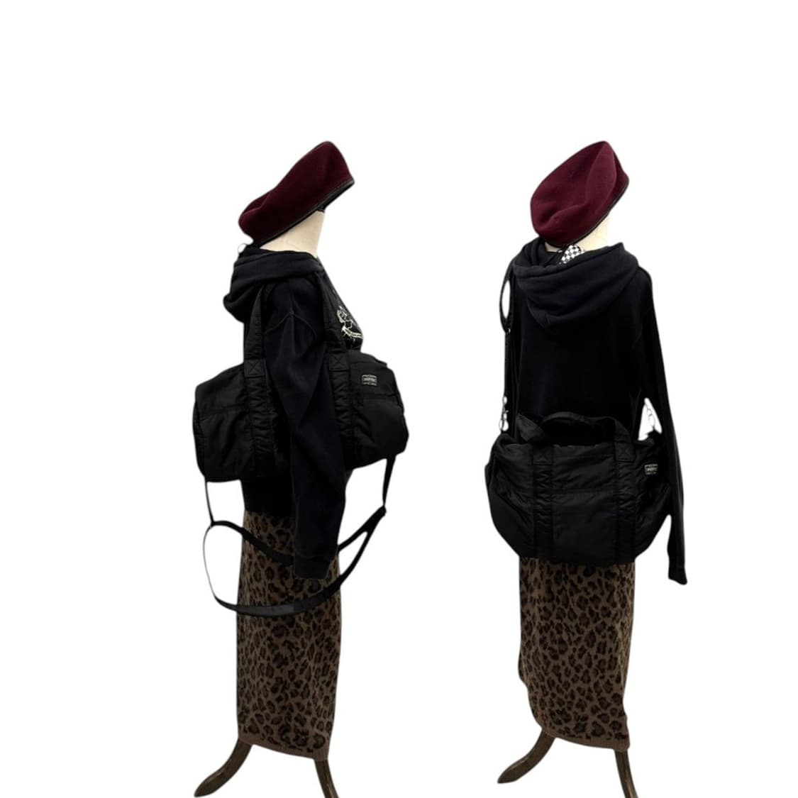 포터 탱커 2way 더플백 블랙 (S) 상품이미지10