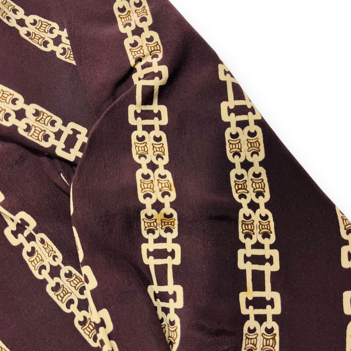 셀린느 90s 구형 모노그램 체인 실크 셔츠 상품이미지9