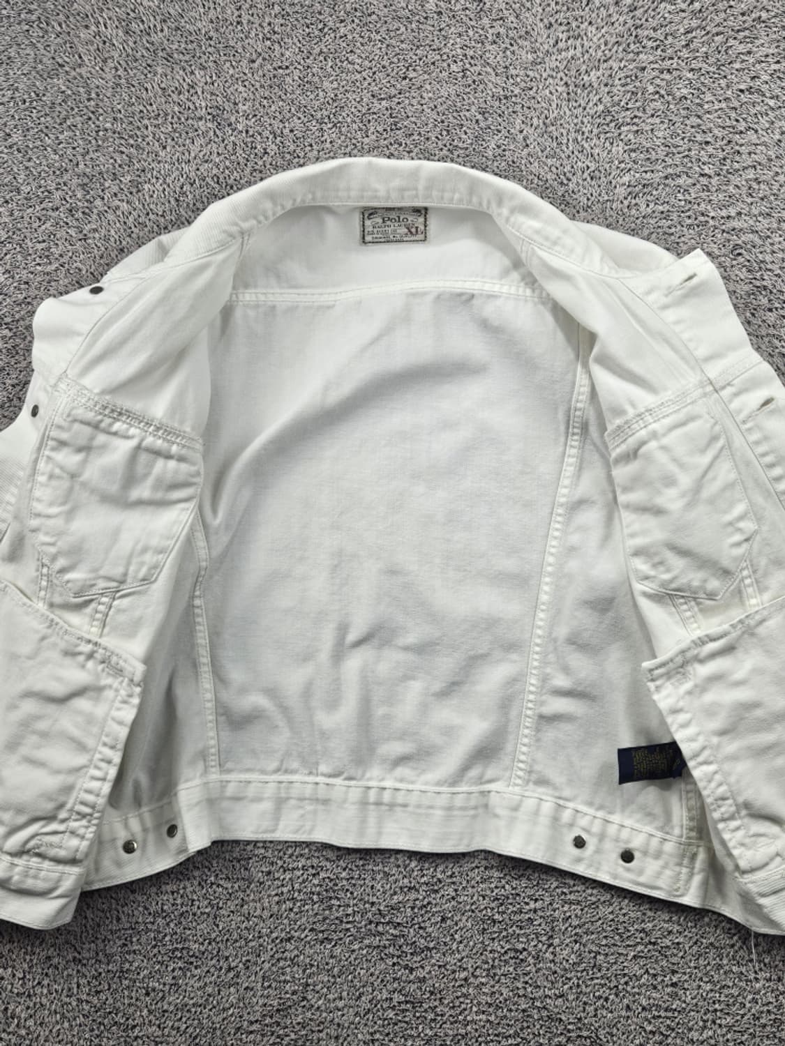 폴로랄프로렌 화이트 데님 트러커 자켓 ( XL ) / 11812 상품이미지10