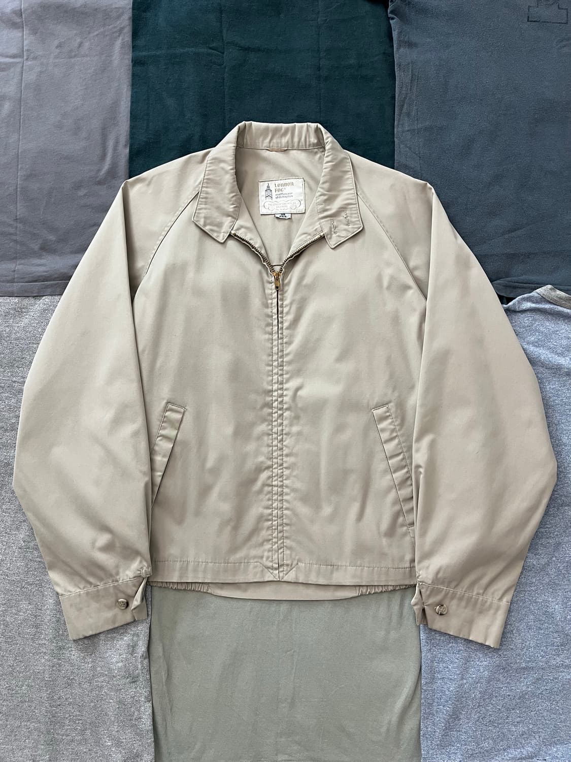 60s 빈티지 런던포그 헤링턴 자켓 스윙탑 블루종 상품이미지1