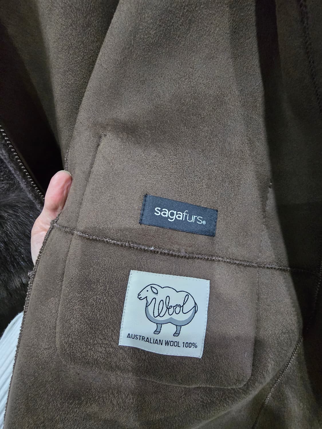 A&D Atelier의 여우털 후드 코트 상품이미지6