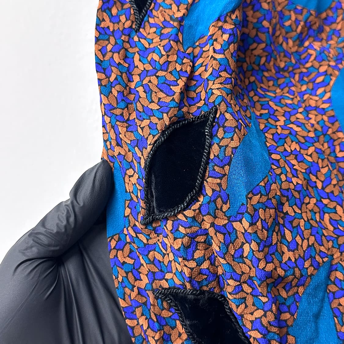 지방시 프랑스제 기하학 패턴 롱 원피스 드레스 빈티지 여성 상품이미지5