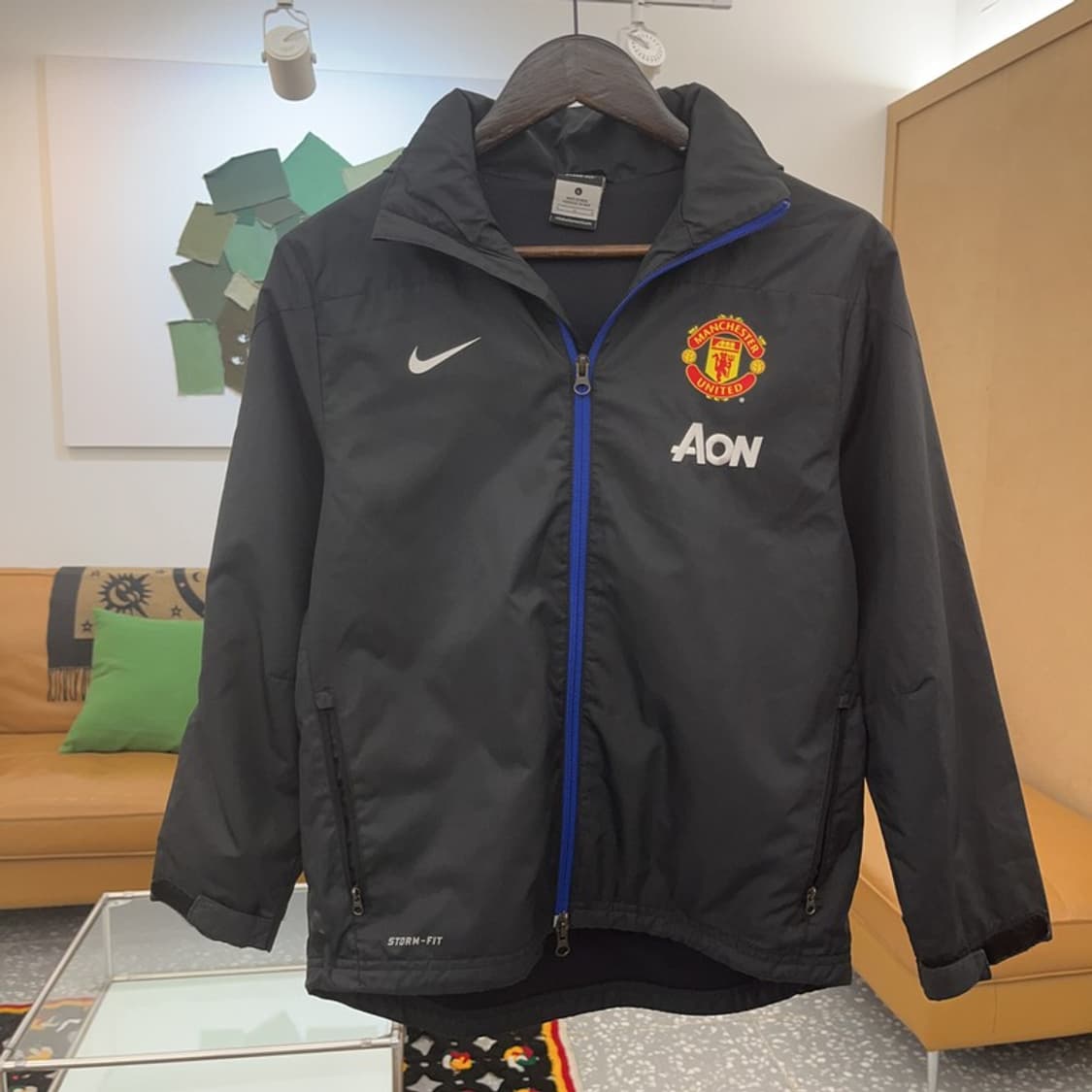 나이키 맨체스터유나이티드 레트로 축구 바람막이 자켓 L C08443 상품이미지3
