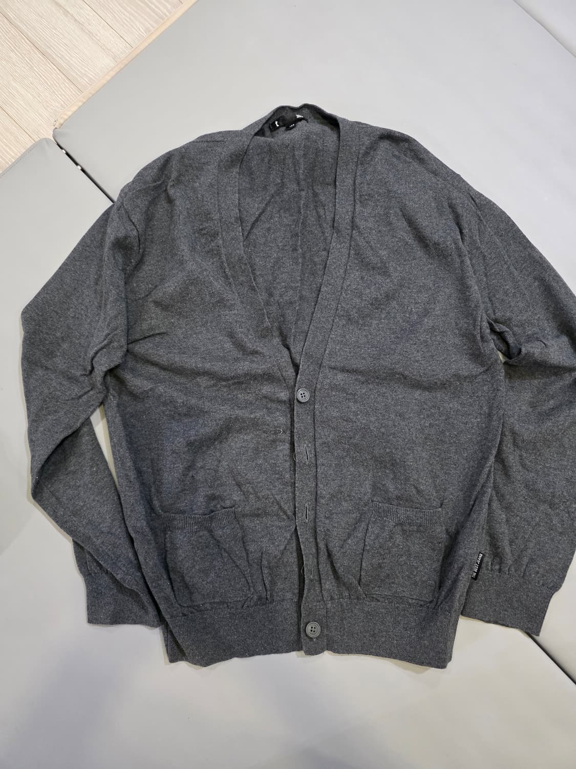 유니클로 남성 밀라노립 V넥 가디건 XL 새제품 상품이미지3