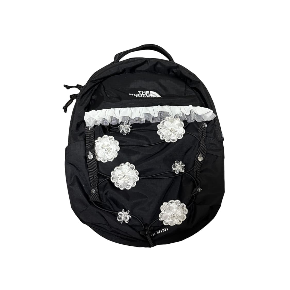 pure white flower frill bagpack 상품이미지1