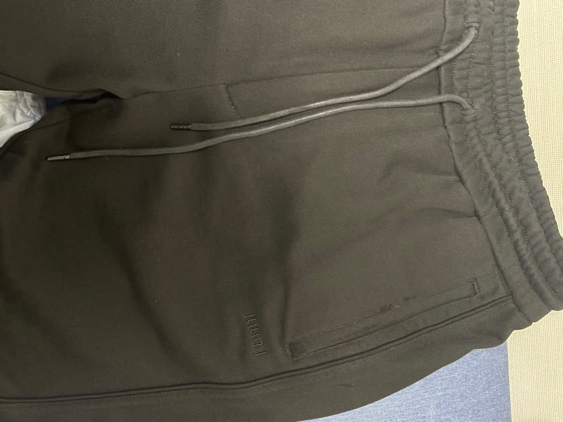 준지 블랙 배기핏 조거 팬츠 48사이즈 상품이미지1