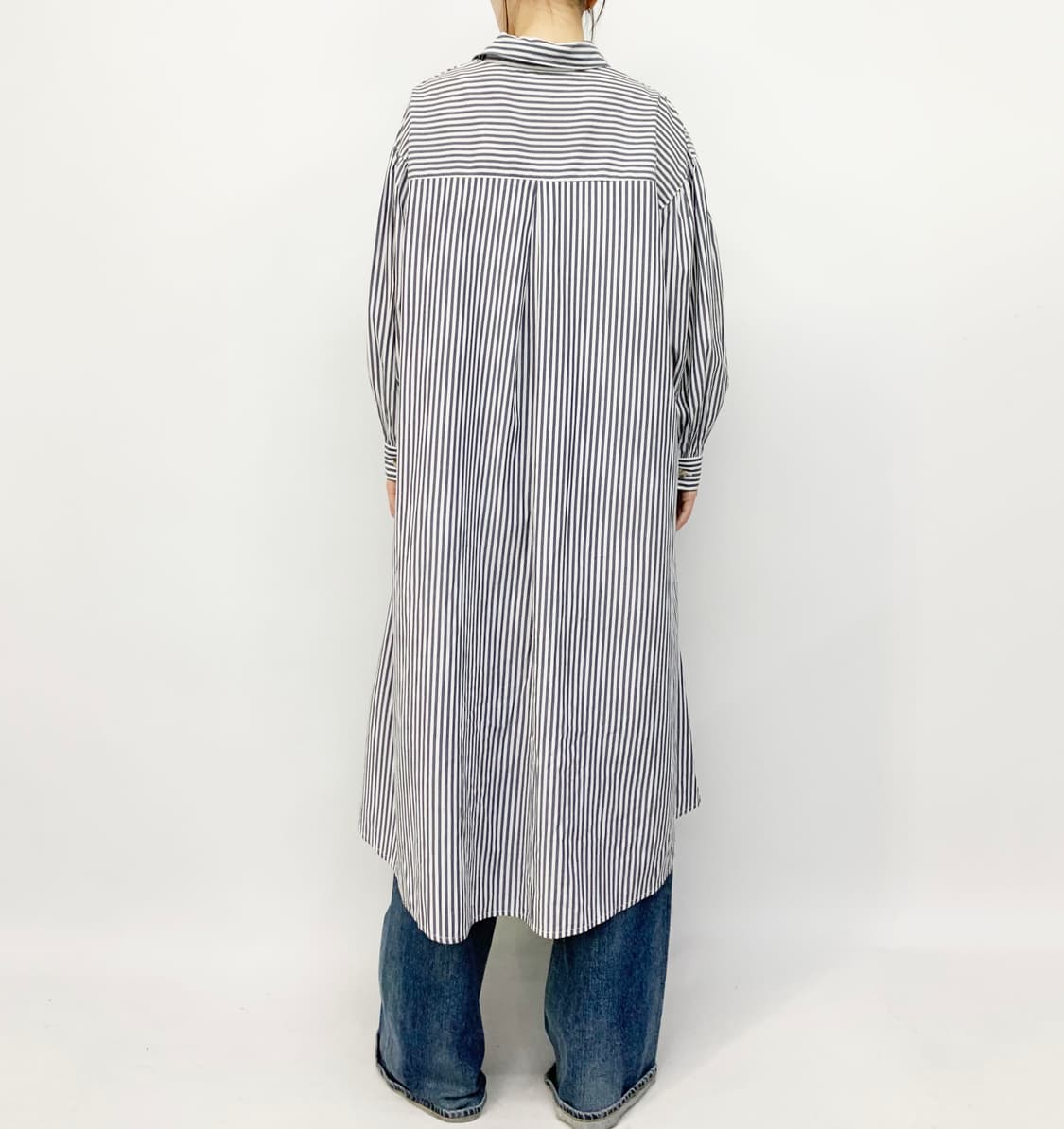 OLIVE DE OLIVE 스트라이프 셔츠 원피스 상품이미지3