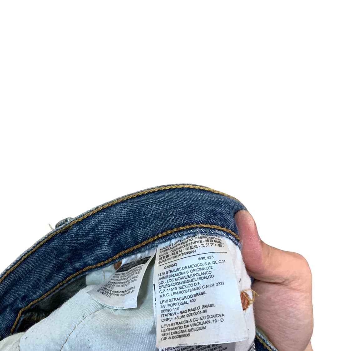 리바이스 501 테이퍼드 데님팬츠 상품이미지4