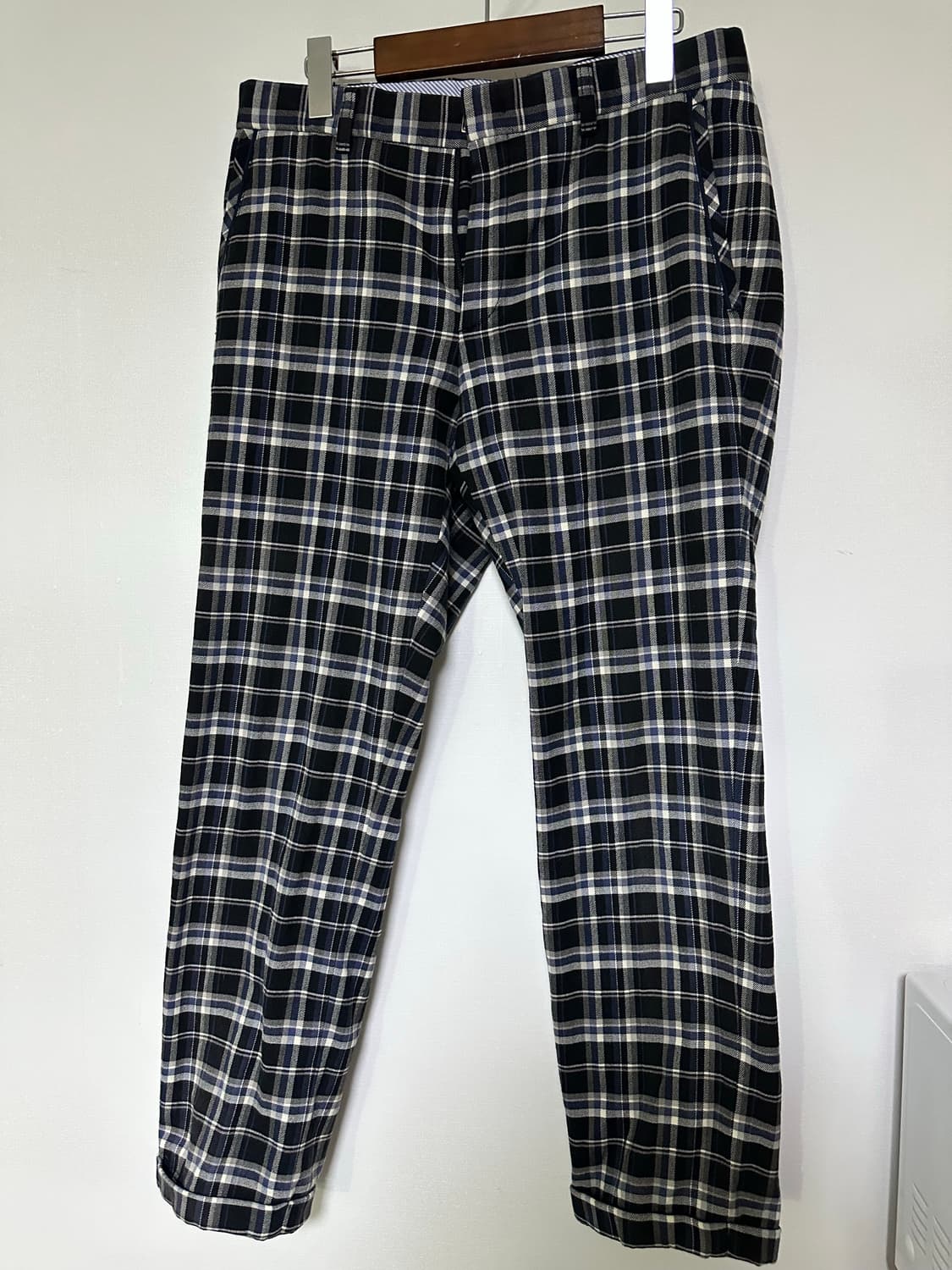 루이까스텔 남성 체크 바지 상품이미지1