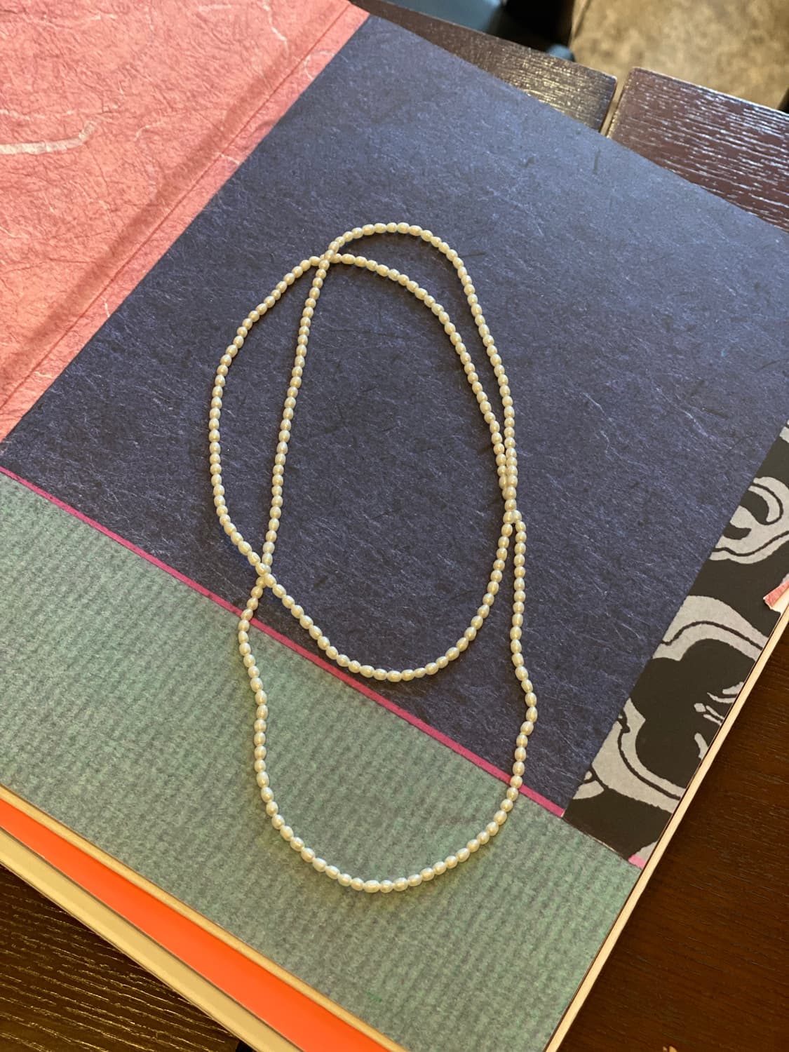 빈티지 담수진주 롱 목걸이 상품이미지6