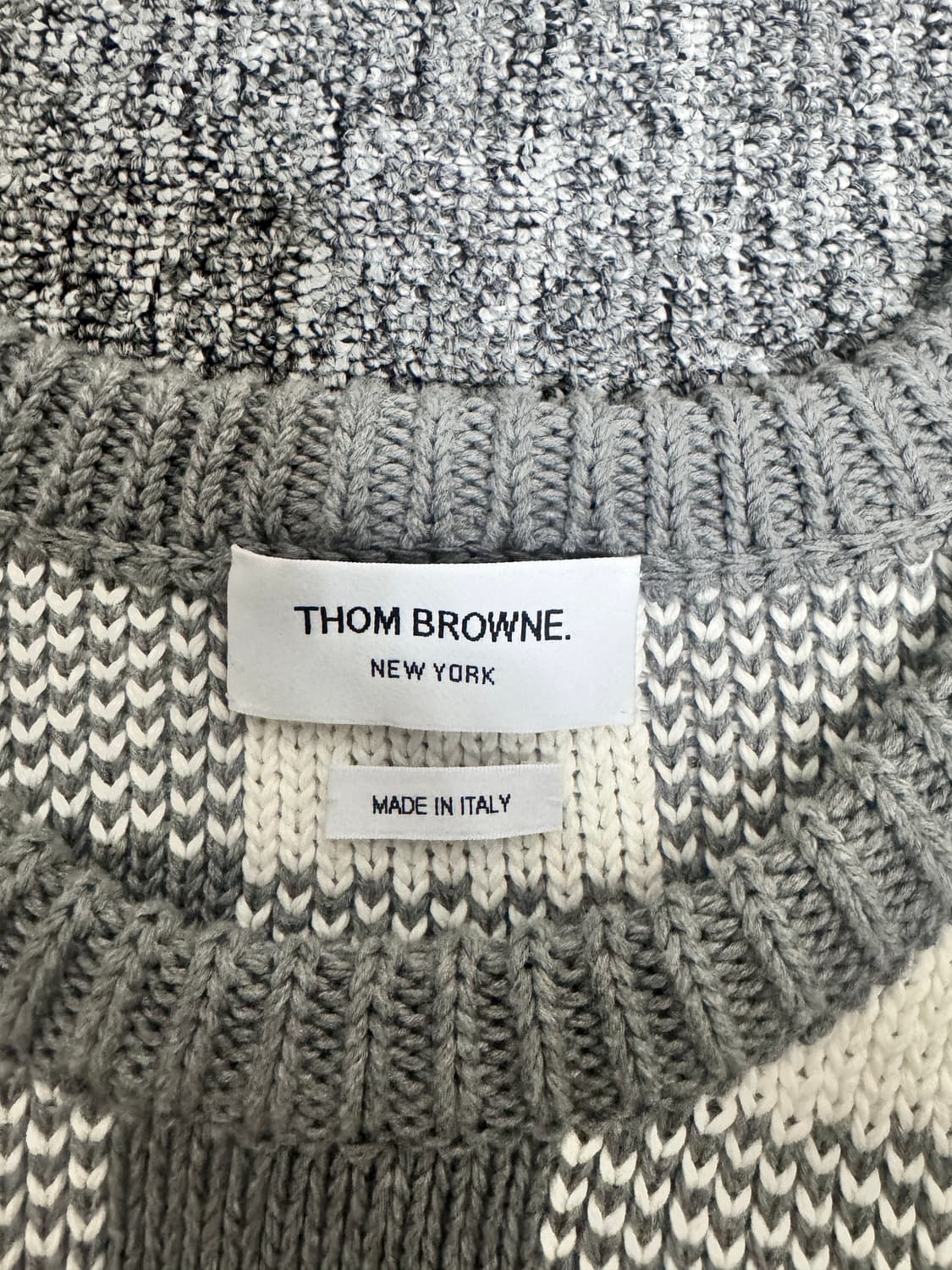 톰브라운 4-BAR 깅엄체크니트 4사이즈 상품이미지3