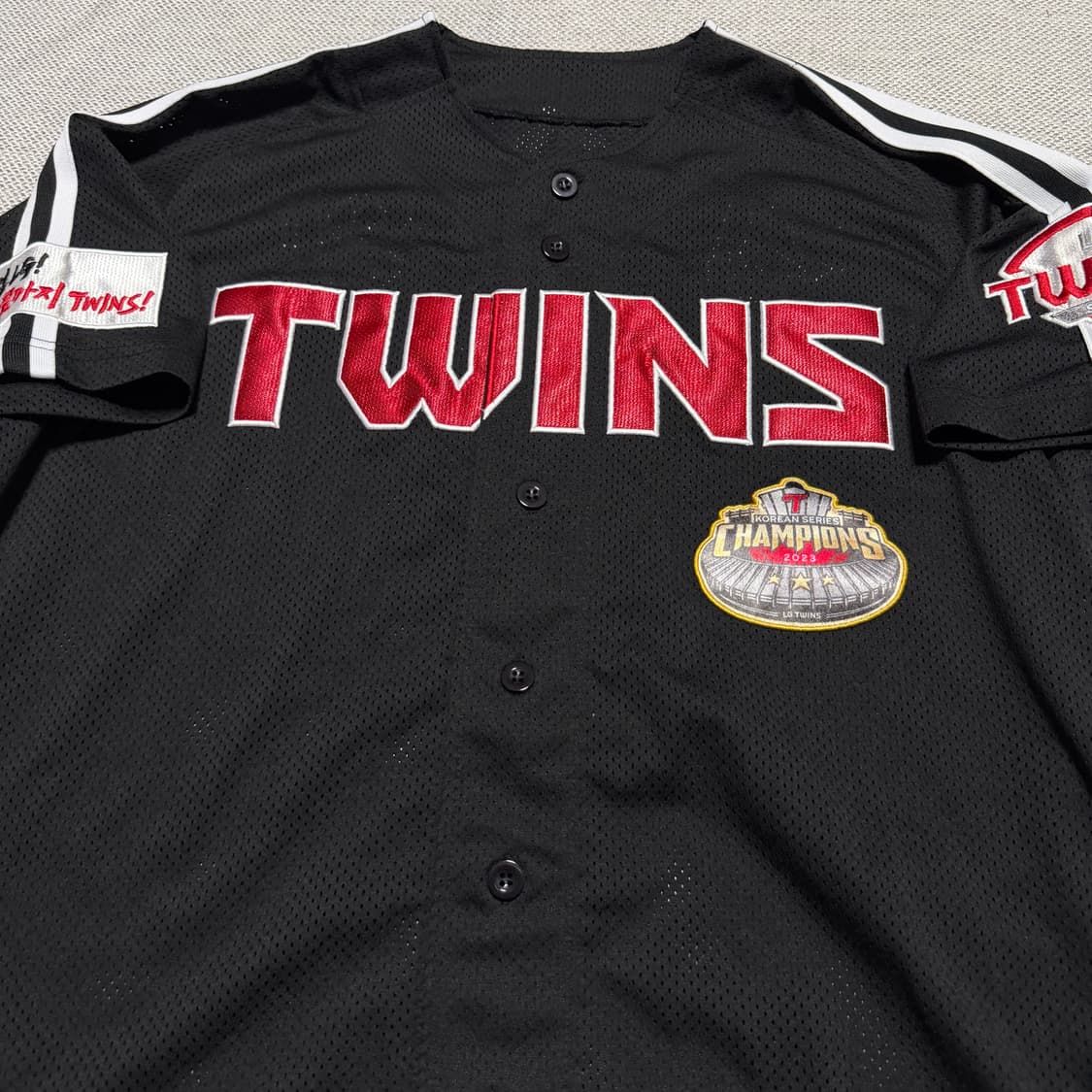LG 트윈스 2023 한국 시리즈패치 김선양 유니폼 상품이미지2