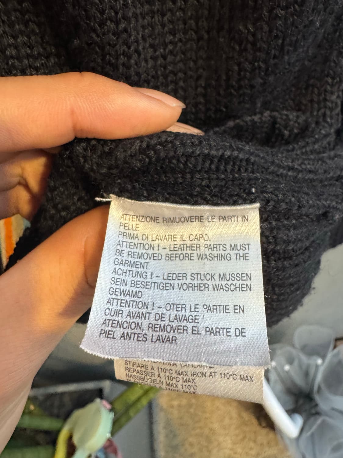 디젤 니트 집업 상품이미지3