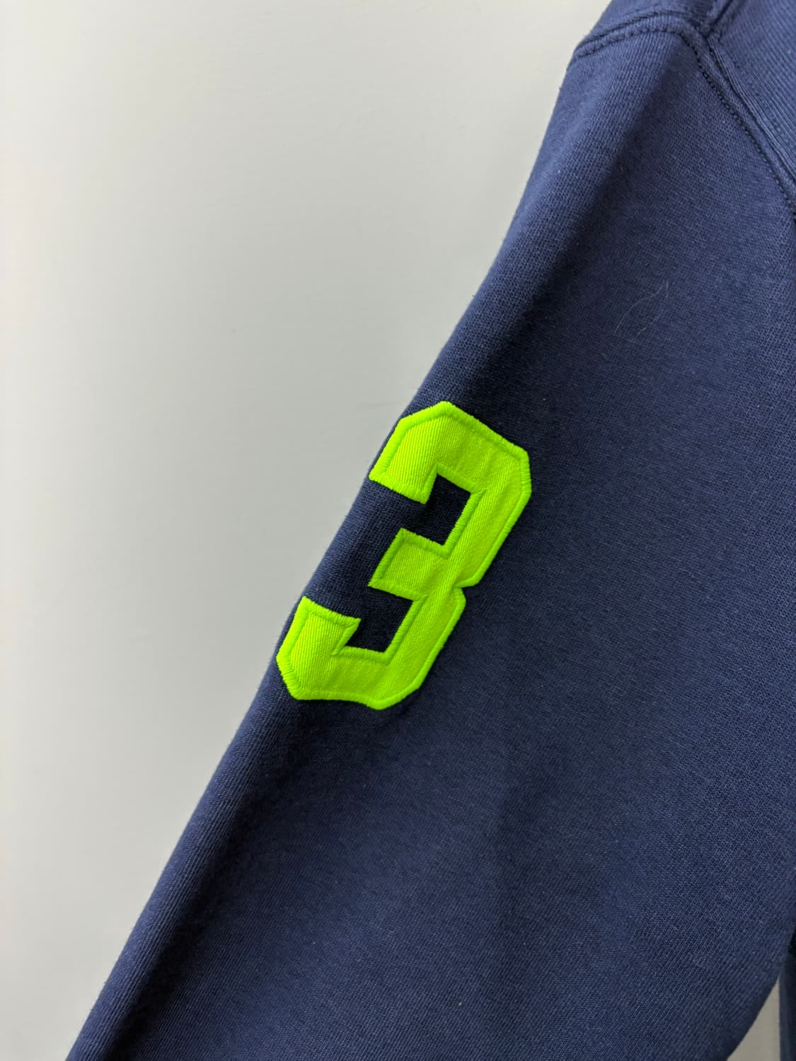 폴로랄프로렌 형광 빅포니로고 네이비 후드티 A3238 상품이미지4