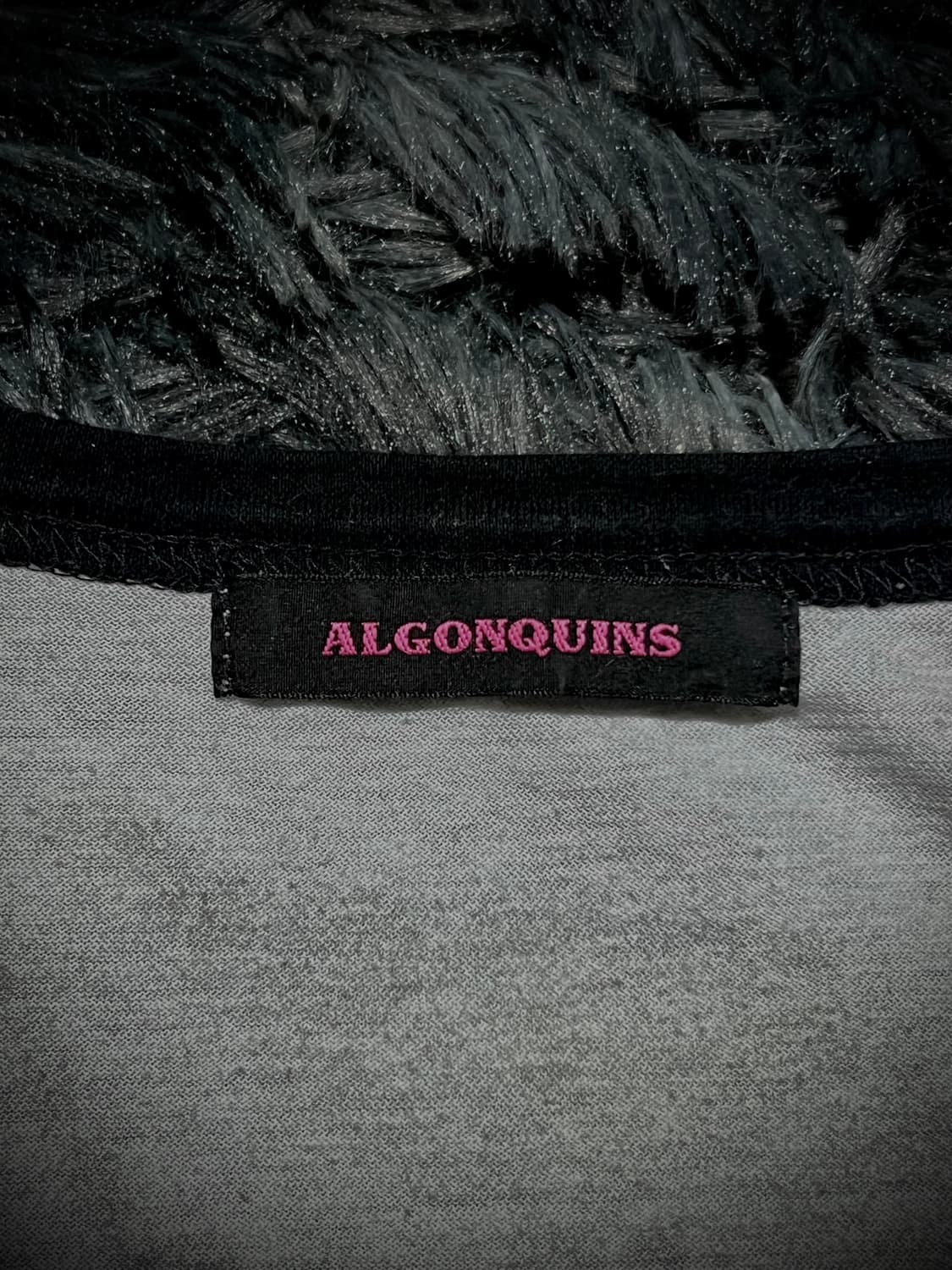 Algonquins 고딕레터링 소드 스컬 워시드 링거 반팔 티셔츠  상품이미지9