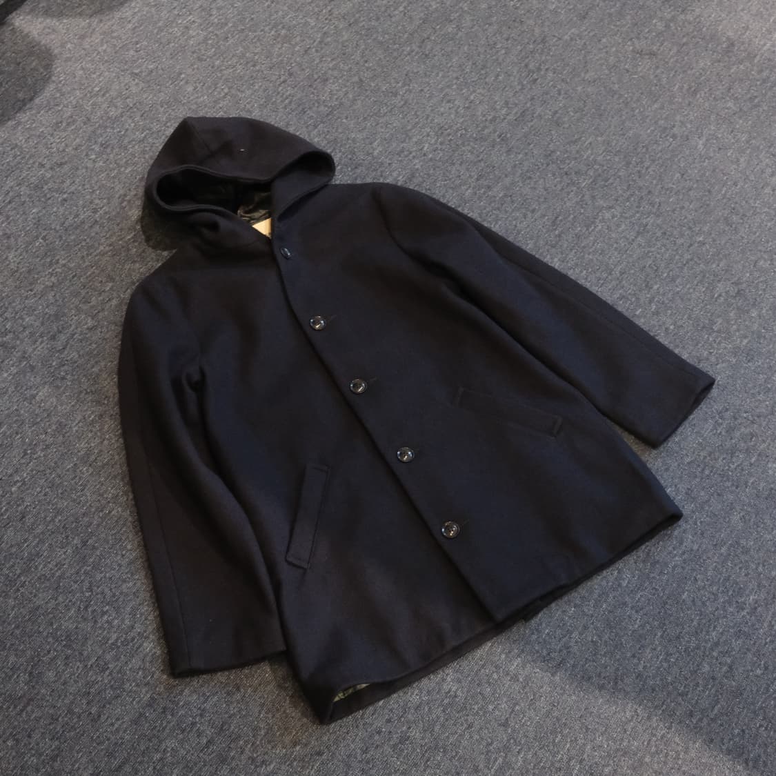 빔즈보이 울 후드 코트 상품이미지1