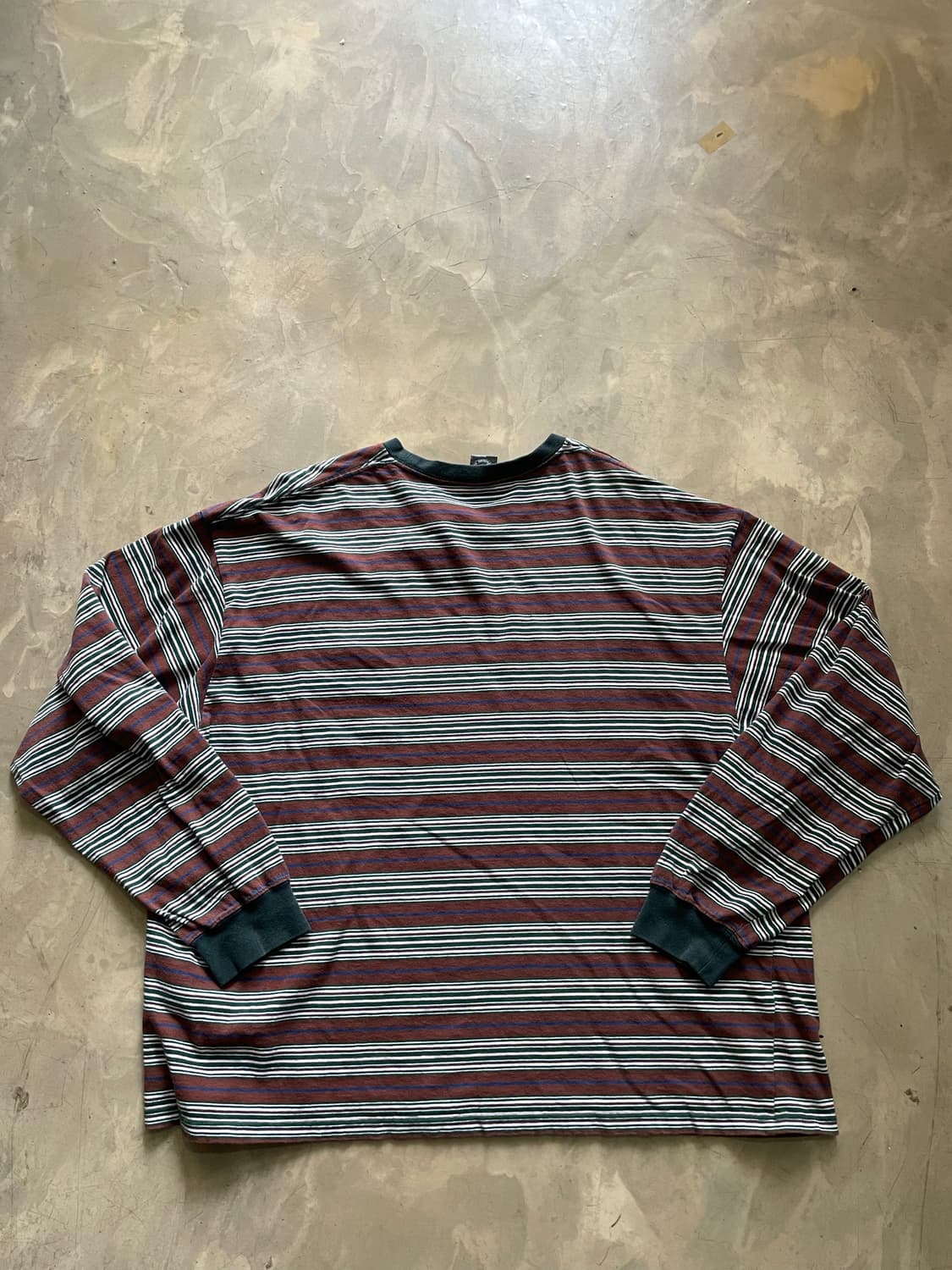 Santa Cruz 산타크루즈 브라운 스트라이프 롱슬리브 XL 상품이미지6