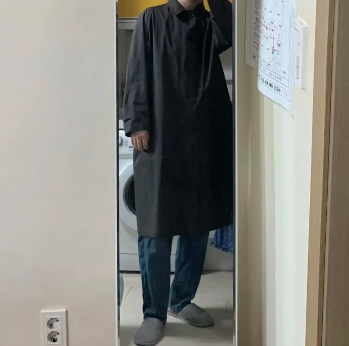 [XL]유니클로U 싱글브레스트 트렌치코트 상품이미지2