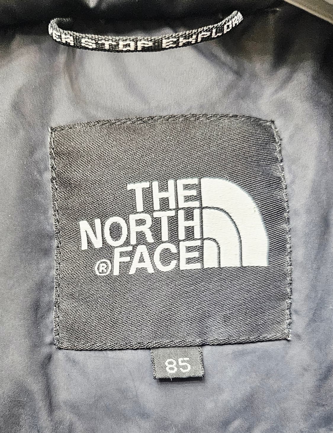 (85~90)XS ☆초대장급☆노스페이스 700눕시 [검하]구스다운패딩조끼 상품이미지2