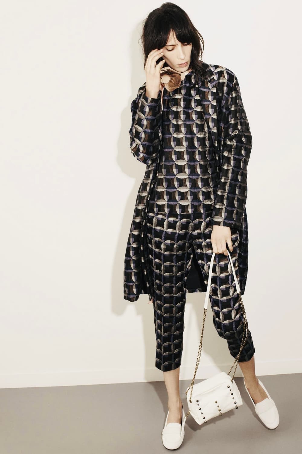 랑방 LANVIN 125주년 (한정판) 자카드 패턴 코트 상품이미지1