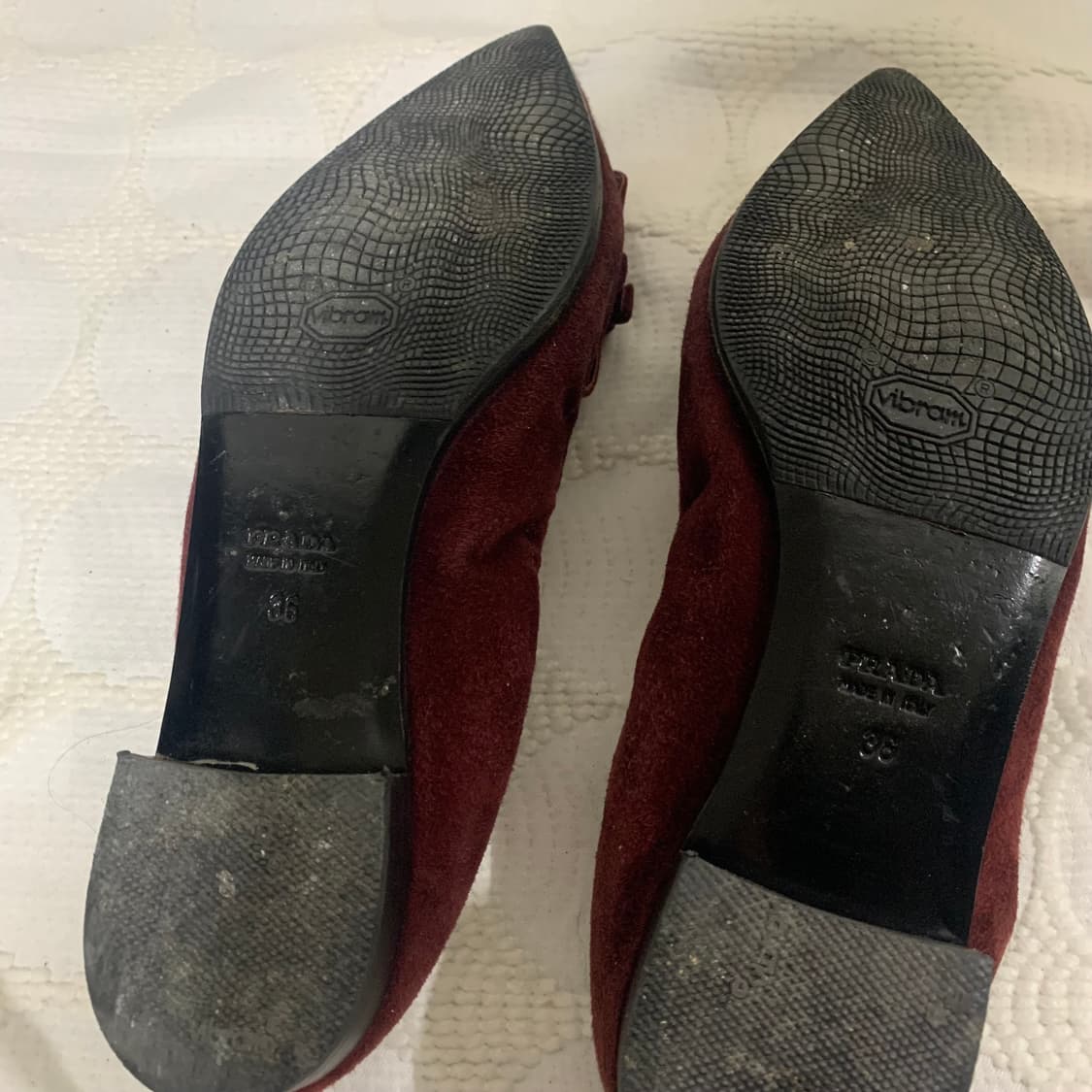 Prada 스웨이드 플랫슈즈 상품이미지7