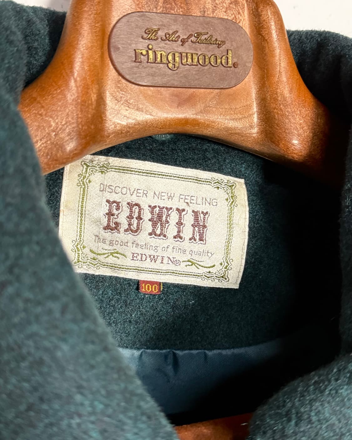 90‘s 에드윈 울 해링턴 자켓 100 상품이미지4