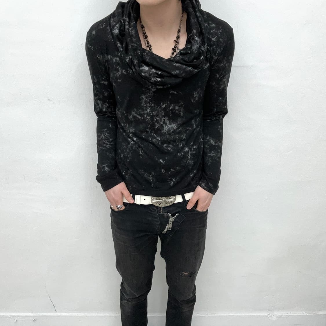 Tornado mart bleach drape long sleeve 상품이미지1